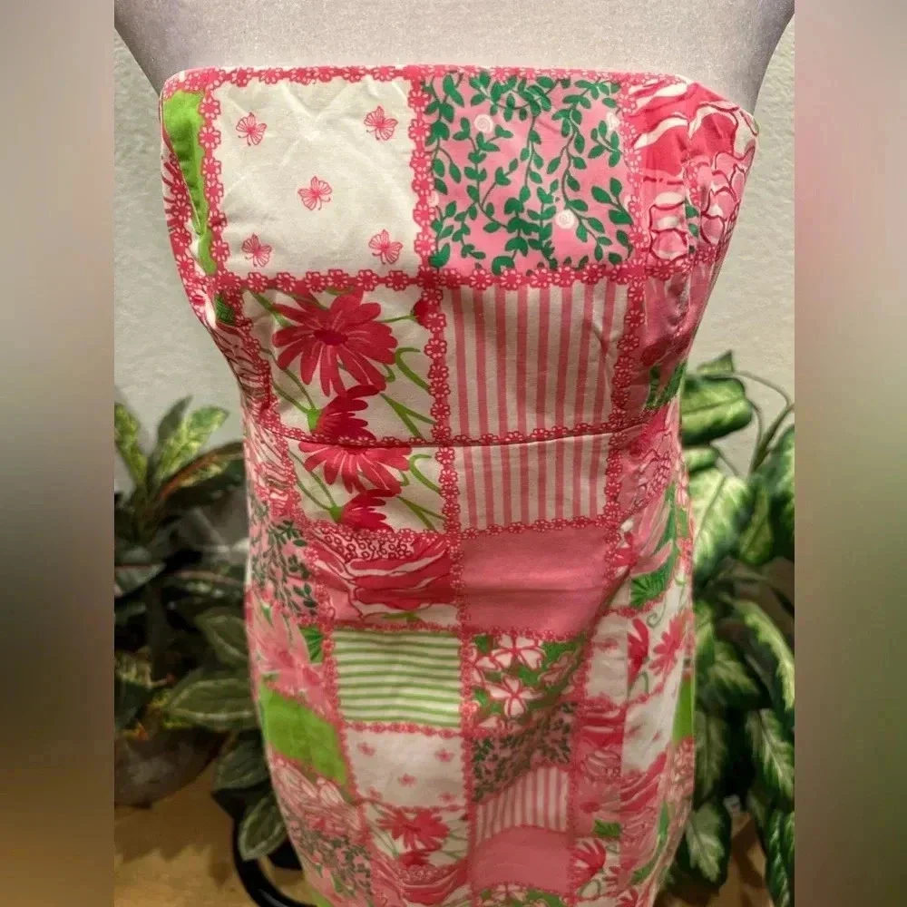 Lilly Pulitzer strapless mini dress size 6